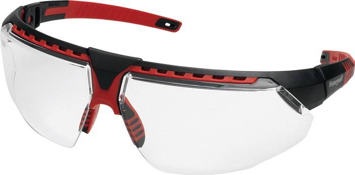 Schutzbrille Avatar™ EN 166 Bügel schwarz/rot,Hydro-Shield klar HONEYWELL