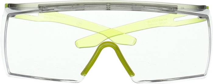 Schutzbrille SecureFit 3700 EN 166-1FT Bügel grau/lindgrün,Scheibe klar PC 3M