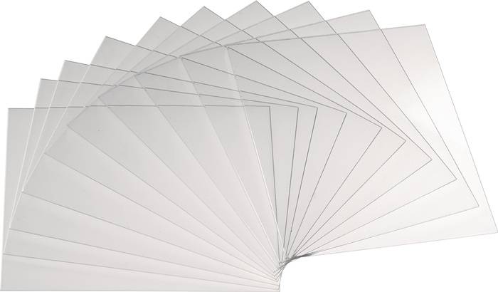 Vorsatzscheibe Weldmaster außen,10er Set f.4000370221, -222, -223 90x110mm JAS