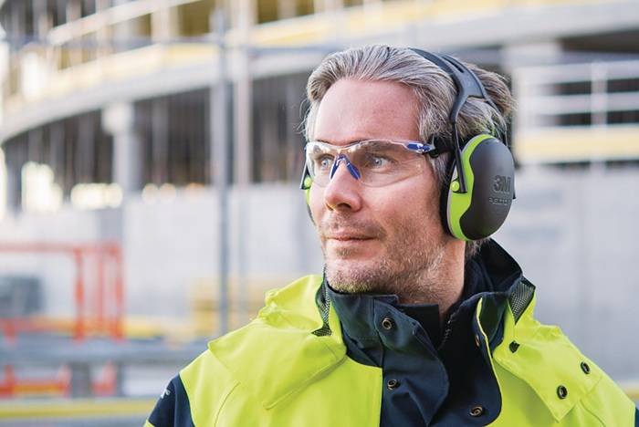 Gehörschutz X4A EN 352-1 (SNR) 33 dB Kopfbügel dielektrisch schlanke Kapseln 3M