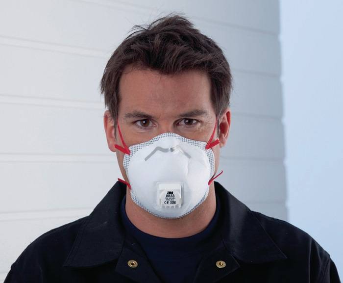 Atemschutzmaske 8833 EN 149:2001+A1:2009 FFP3 R D wiederverwendbar 10St./KT 3M