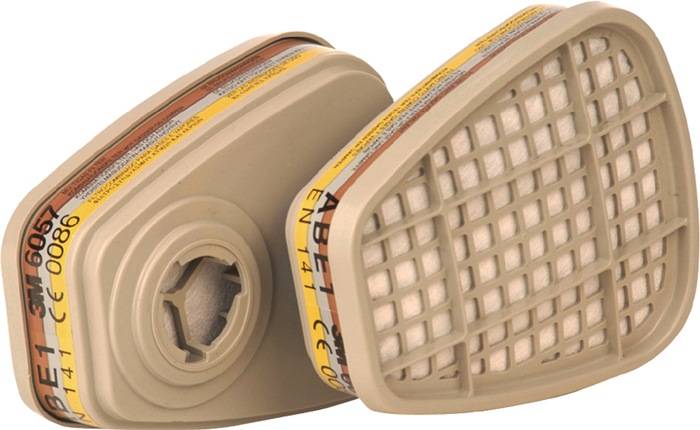 Kombinationsfilter 6057 A1 B1 E1 EN143:2000 f.Ser.6200+6800+7502 Ser.6000 3M