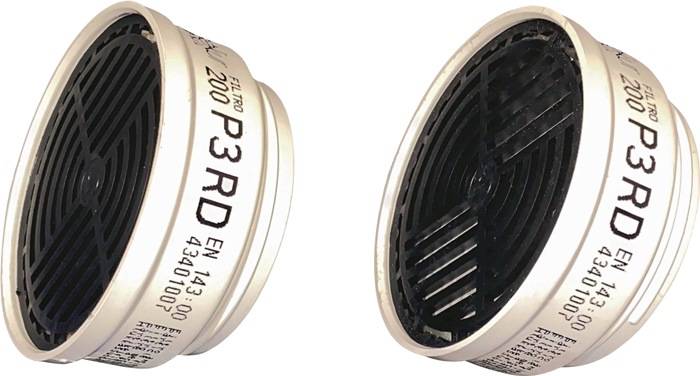 Partikelfilter 422395 EN 143:2000+A1:2006 P3R D f.Polimask,C607/TWIN EKASTU 8 Stück