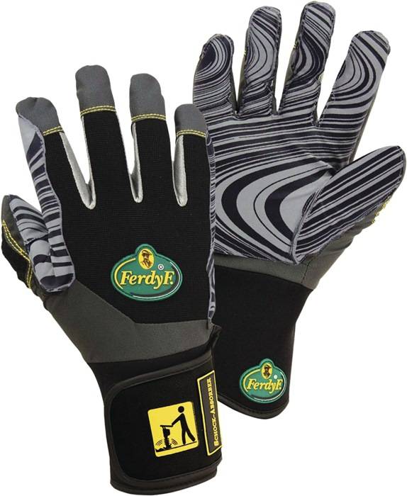 Vibrationsschutzhandschuhe Schock Absorber Gr.XL schwarz/grau Elastan/EVA