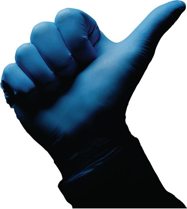 Einw.-Handsch.Med Comfort Blue Gr.XL blau Nitril PSA III 100 St./Box