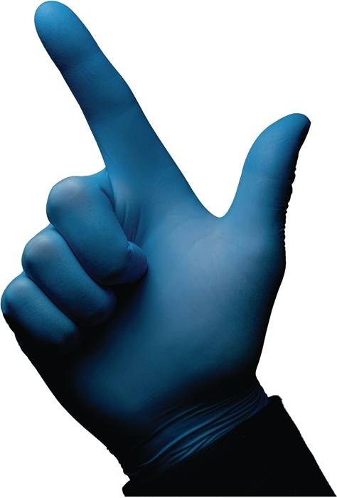 Einw.-Handsch.Blue Eco Plus Gr.M blau Nitril 100 St./Box