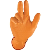 Einweghandschuh Grip Orange Gr.8 orange Nitril 50 St./Box Einweghandschuh Grip Orange Gr.8 orange Nitril 50 St./Box
