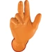 Einweghandschuh Grip Orange Gr.8 orange Nitril 50 St./Box Einweghandschuh Grip Orange Gr.8 orange Nitril 50 St./Box