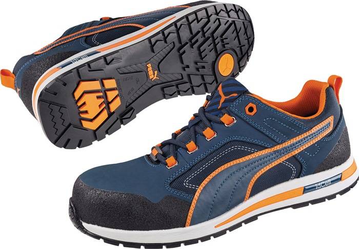 Sicherheitsschuh Crosstwist LOW Gr.40 blau/orange S3 HRO SRC EN20345 Leder PUMA