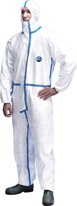 Einwegoverall Tyvek® 600 Plus Gr.L weiß PSA III DUPONT
