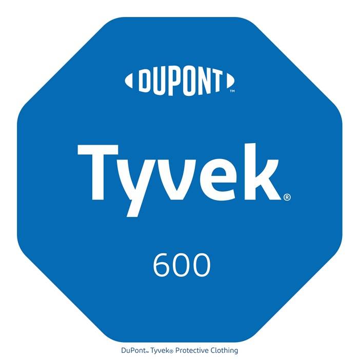 Einwegoverall Tyvek® 600 Plus Gr.L weiß PSA III DUPONT