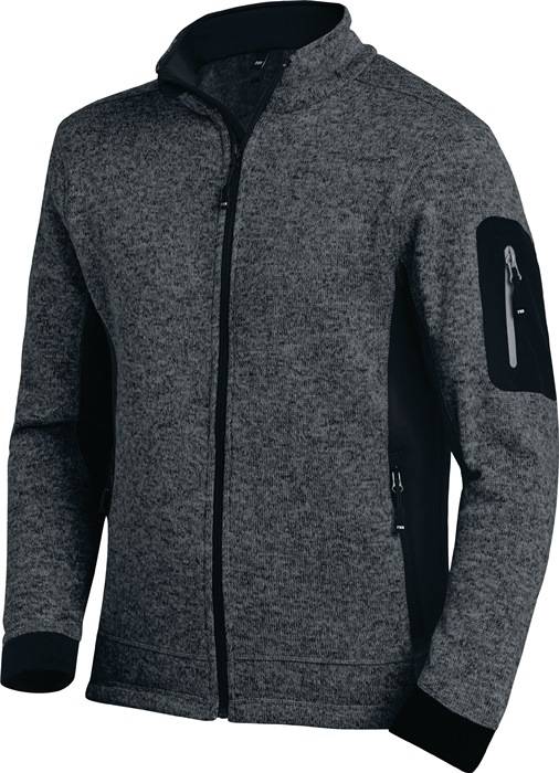 Strick-Fleecejacke CHRISTOPH Gr.XXL anthrazit/schwarz FHB