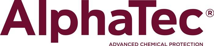 Schutzoverall AlphaTec® 1800 Comfort Gr.L weiß/blau PSA III ANSELL