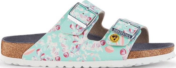 Sandale Arizona ESD Gr.36 flower field mint Birko Flor EN 61340 BIRKENSTOCK