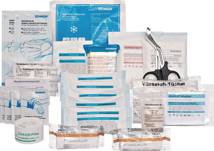 Verbandstoff-Füllung DIN 13157-2021 Stand.20 J.sterile Verbandstoffe SÖHNGEN