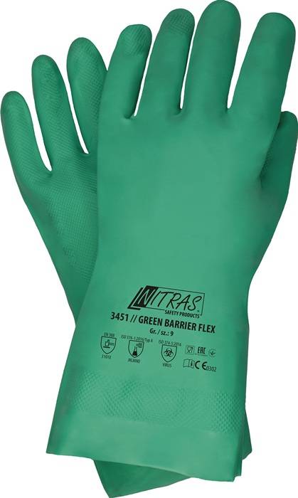 Chemikalienschutzhandschuhe Green Barrier Flex Gr.11 grün EN 388,EN 374