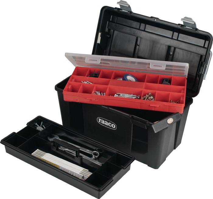 Werkzeugkoffer Toolbox 33-34 B480xT255xH258mm PP RAACO