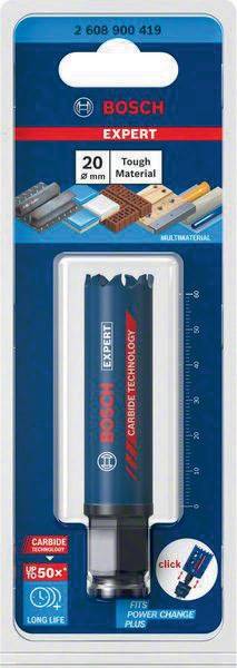 Lochsäge Expert Tough Material D.20mm Schnitt-T.60mm Power Change Plus BOSCH