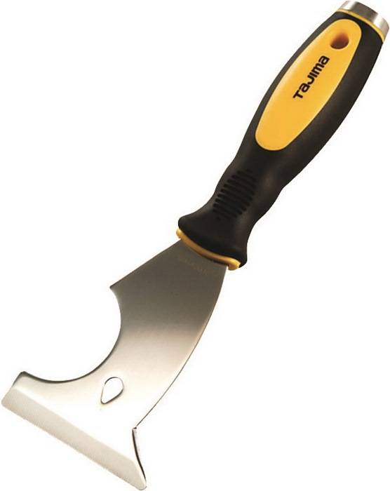 Multifunktionsspachtel B.75mm VA m.Multifunktionsklinge 2-K-Griff TAJIMA