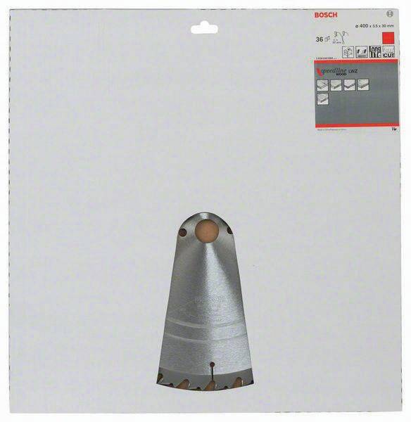 Kreissägeblatt Speedline Wood AD 400mm Z.36 WZ Bohr.30mm Schnitt-B.3,5mm HM
