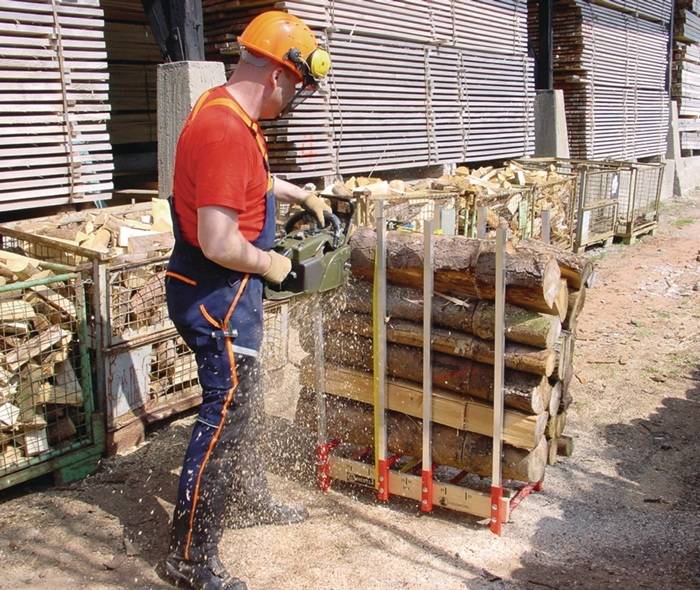 Sägebock Holzmichel B.820xH.203xT.465mm Alu/HO NESTLE