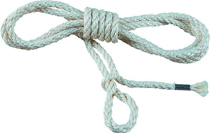 Gerüststrick L.3,0 m,D.9mm Sisal,Naturfaser natur BRAUN