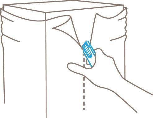 Sicherheitsmesser SECUNORM HANDY Nr.445 L.100mm B.7,8mm H.25,5mm Schnitt-T.8,5mm