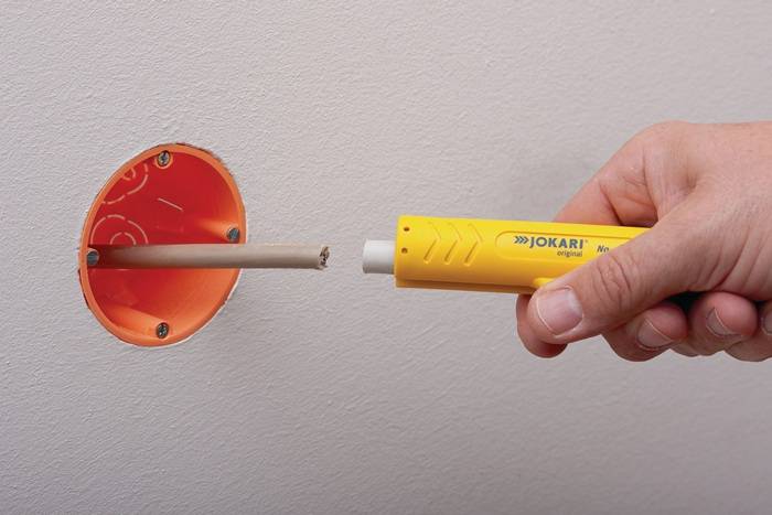 Abmantelungswerkzeug No.12 Gesamt-L.124mm Arbeitsber.D.8,0-13,0mm JOKARI