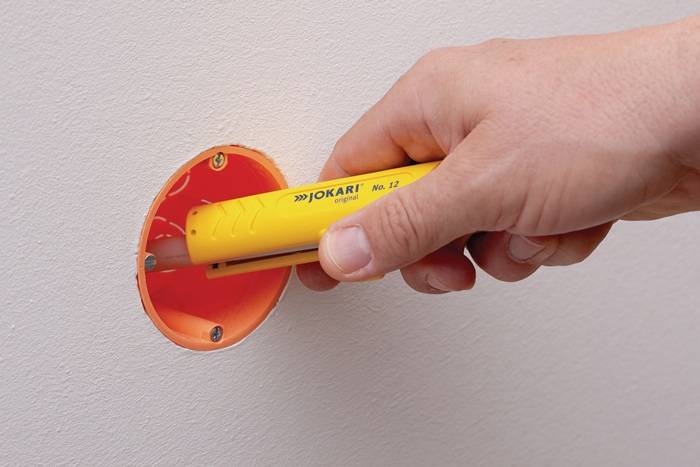 Abmantelungswerkzeug No.12 Gesamt-L.124mm Arbeitsber.D.8,0-13,0mm JOKARI