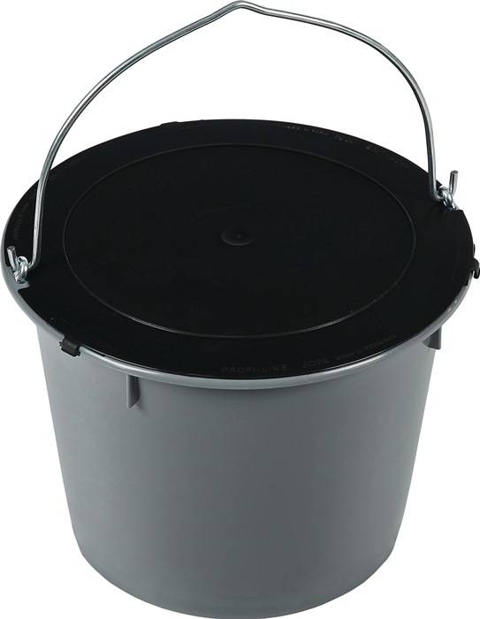 Deckel schwarz ID 310mm Recycling-Kunststoff JOPA 10 Stück