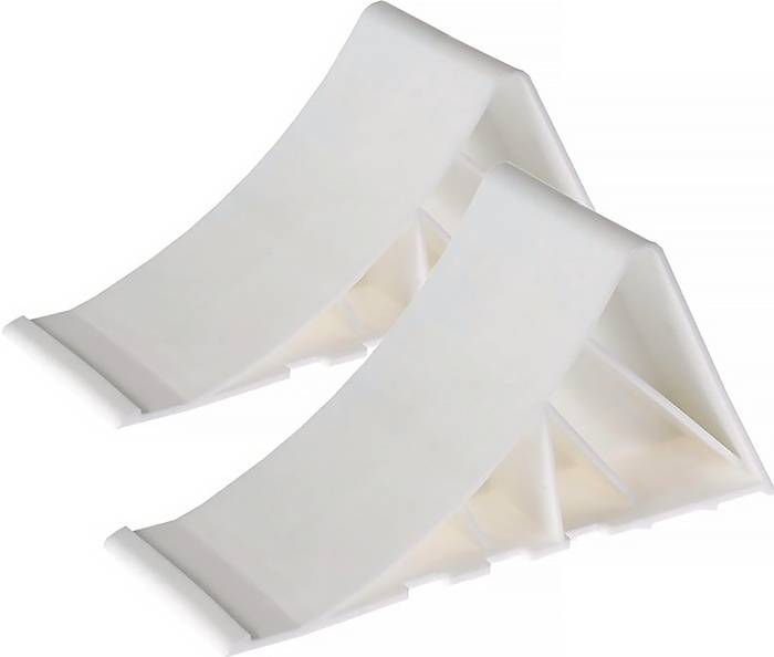 Unterlegkeil-Set Hartplastik L350xB140xH90mm G.0,48kg weiß