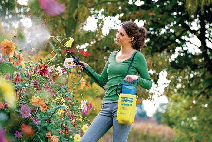 Drucksprühgerät Prima 3 Füllinhalt 3l 3bar Perbunan (NBR) G.1,24kg GLORIA