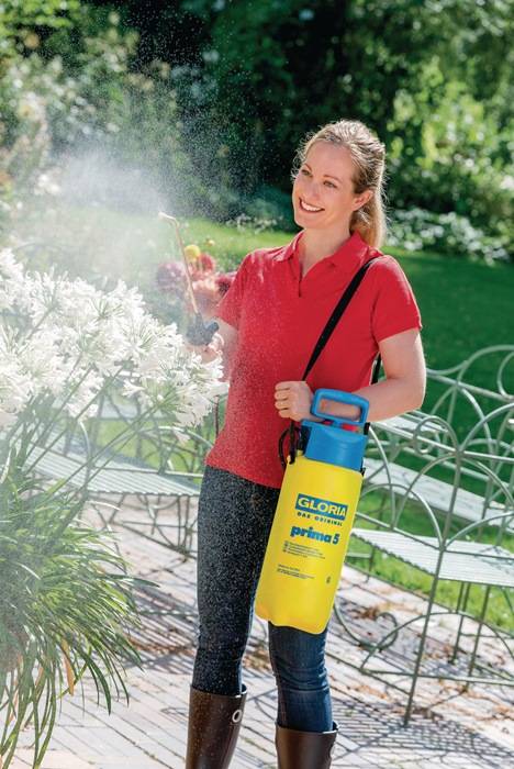 Drucksprühgerät Prima 5 Füllinhalt 5l 3bar Perbunan (NBR) G.1,42kg GLORIA