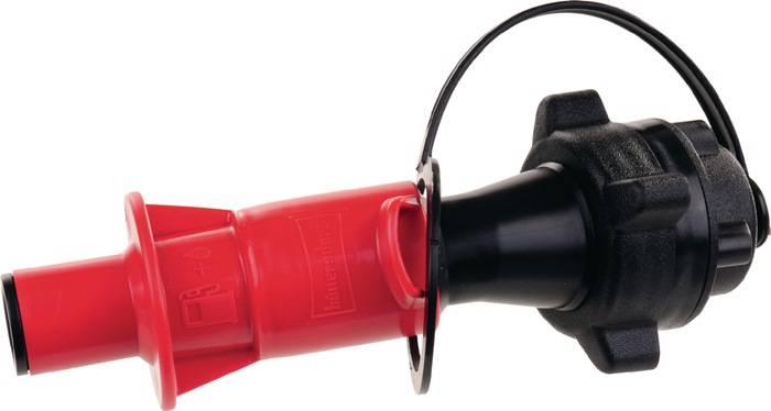 Sicherheitseinfüllsystem f.Kraftstoffe schwarz/rot HÜNERSDORFF