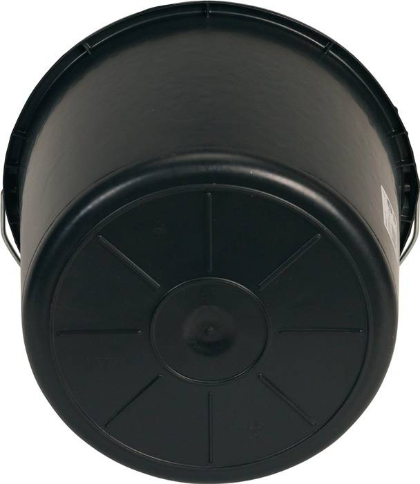 Baueimer Gripline-D 20l Knopfbügel schwarz