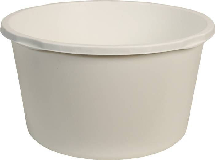 Mörtelkübel GRIPLINE-O 65l verstärk.Rand weiß