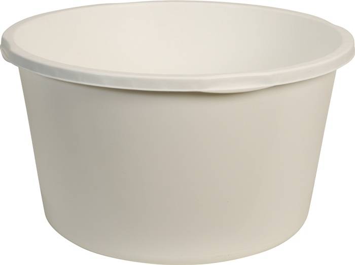 Mörtelkübel GRIPLINE-O 65l verstärk.Rand weiß