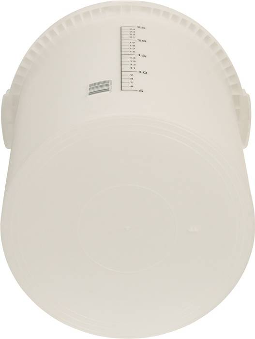 Anrühreimer GRIPLINE-O 30l 25 Liter-Skala weiß