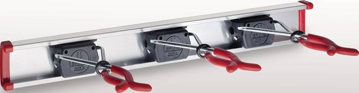 Geräteh.L.Führungssch.500mm Halter3 Alu.