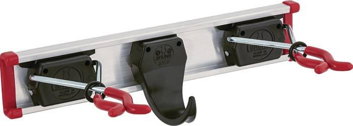 Geräteh.L.Führungssch.300mm Hak.1 Halter2 Alu.