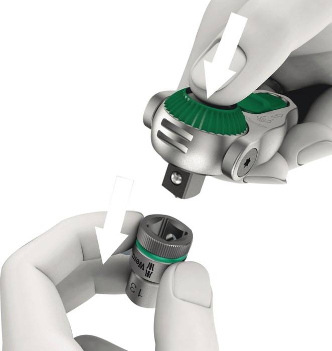 Steckschlüsselsatz 8100 SA/SC 2 Zyklop 43-tlg.1/4+1/2 Zoll SW 4-24mm