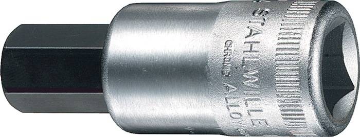Steckschlüsseleinsatz 54 1/2 Zoll Innen-6-kant SW 10mm L.60mm STAHLWILLE