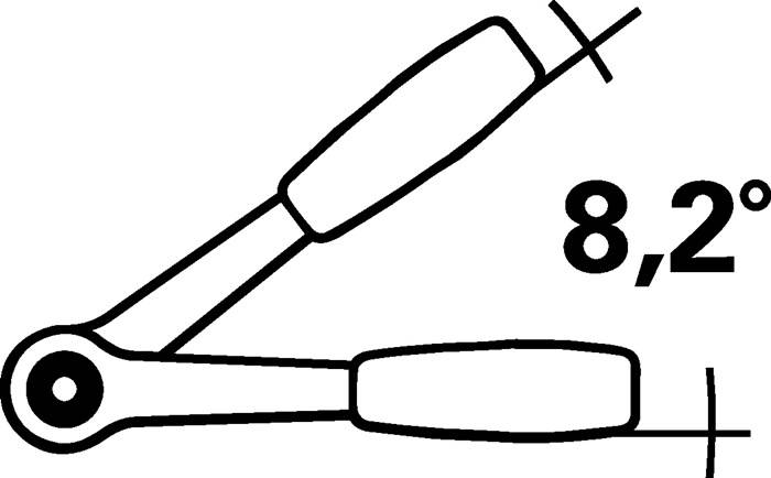 Aufsteckknarre 563 3/4 Zoll umschaltb.44 Z.563 STAHLWILLE