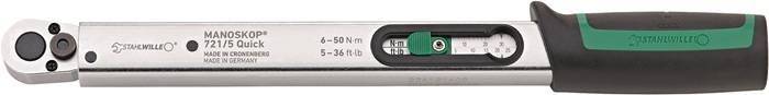 Drehmomentschlüssel 721/5 Quick 3/8 Zoll 6-50 Nm STAHLWILLE