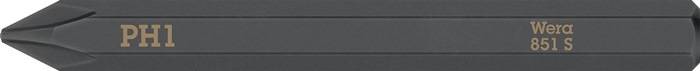 Bit 851 S PH 1x70mm 1/4 Zoll PH 1x70mm L.70mm WERA