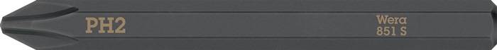 Bit 851 S PH 2x70mm 1/4 Zoll PH 2x70mm L.70mm WERA