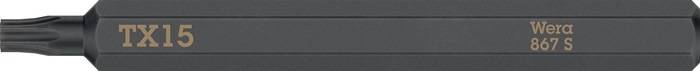 Bit 867 S TORX 15x70mm 1/4 Zoll TORX 15x70mm L.70mm WERA