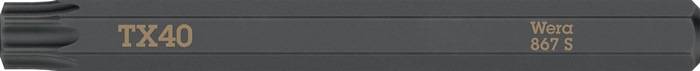 Bit 867 S TORX 40x70mm 1/4 Zoll TORX 40x70mm L.70mm WERA