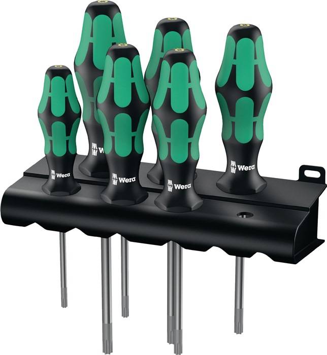Schraubendrehersatz 367/6 TORX HF 6-tlg.TORX® 2K-Griff Rundkl.WERA