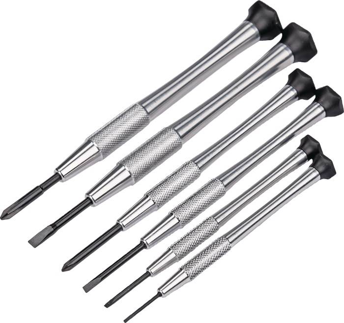 Feinmechanikerschraubendrehersatz 250 6tlg.Schlitz/PH TURNUS
